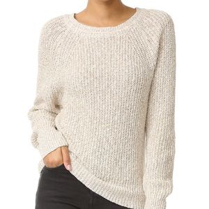 NWOT Free People Crotchet Knit Sweater